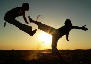 capoeira-por-do-sol