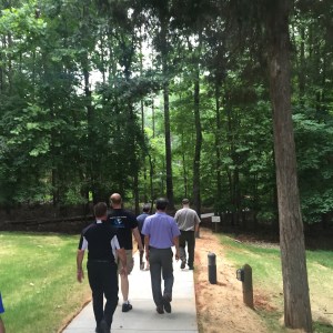 A short tour before the meeting.