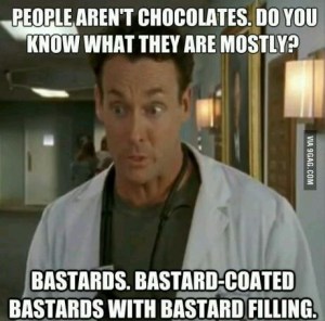 You always know where he's coming from.